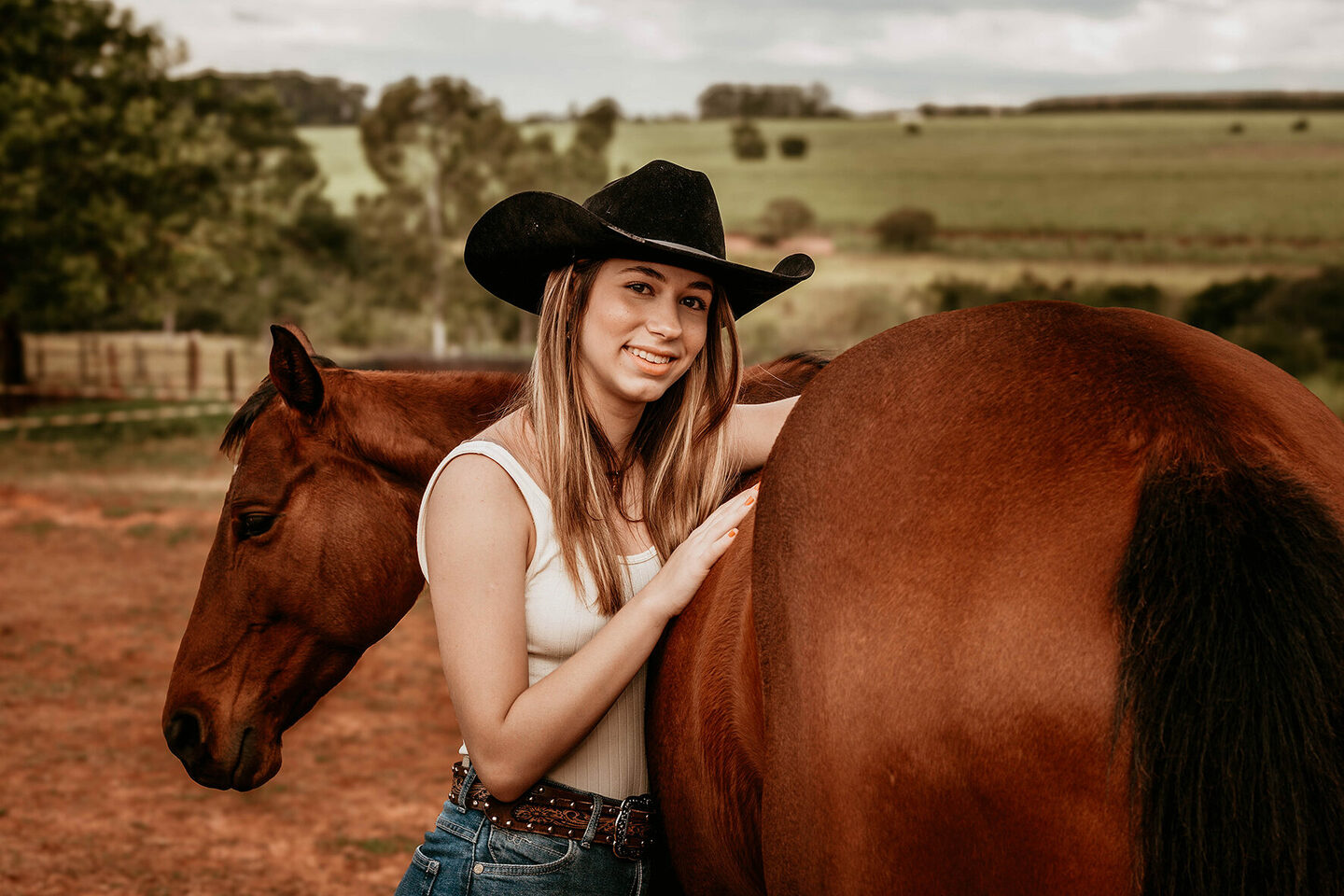 Leticia - Ensaio country de 15 anos
